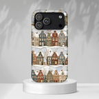 Winter Village iPhone Case | Snowy Town iPhone Case