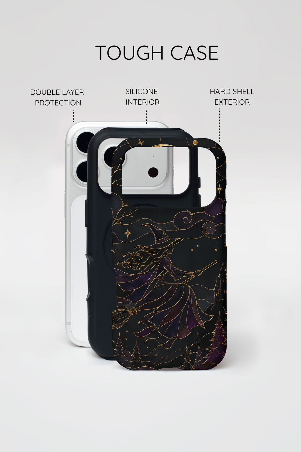 Witch iPhone Case | Moon & Stars iPhone Case