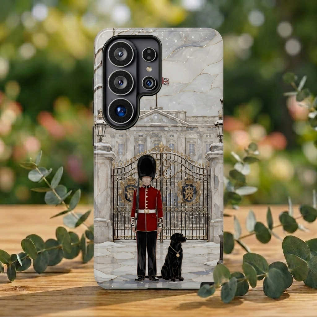 London Guard Samsung Galaxy Phone Case | Winter Palace Scene iPhone Case