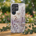 Stained Glass Wildflower Samsung Galaxy Phone Case | Floral Meadow Phone Case