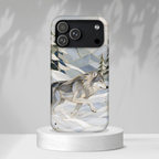 Winter Wolf iPhone Case | Mountain Forest iPhone Case
