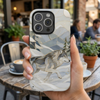 Winter Wolf iPhone Case | Mountain Forest iPhone Case