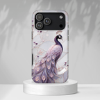 Peacock iPhone Case | Lavender Peacock iPhone Case