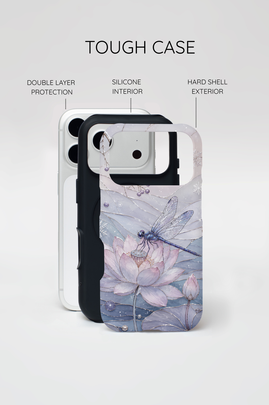 Lotus Dragonfly iPhone Case | Water Lily iPhone Case