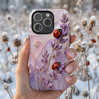Lavender Ladybug iPhone Case | Floral iPhone Case