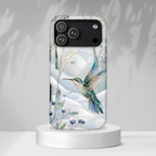 Hummingbird iPhone Case | Winter Bird iPhone Case