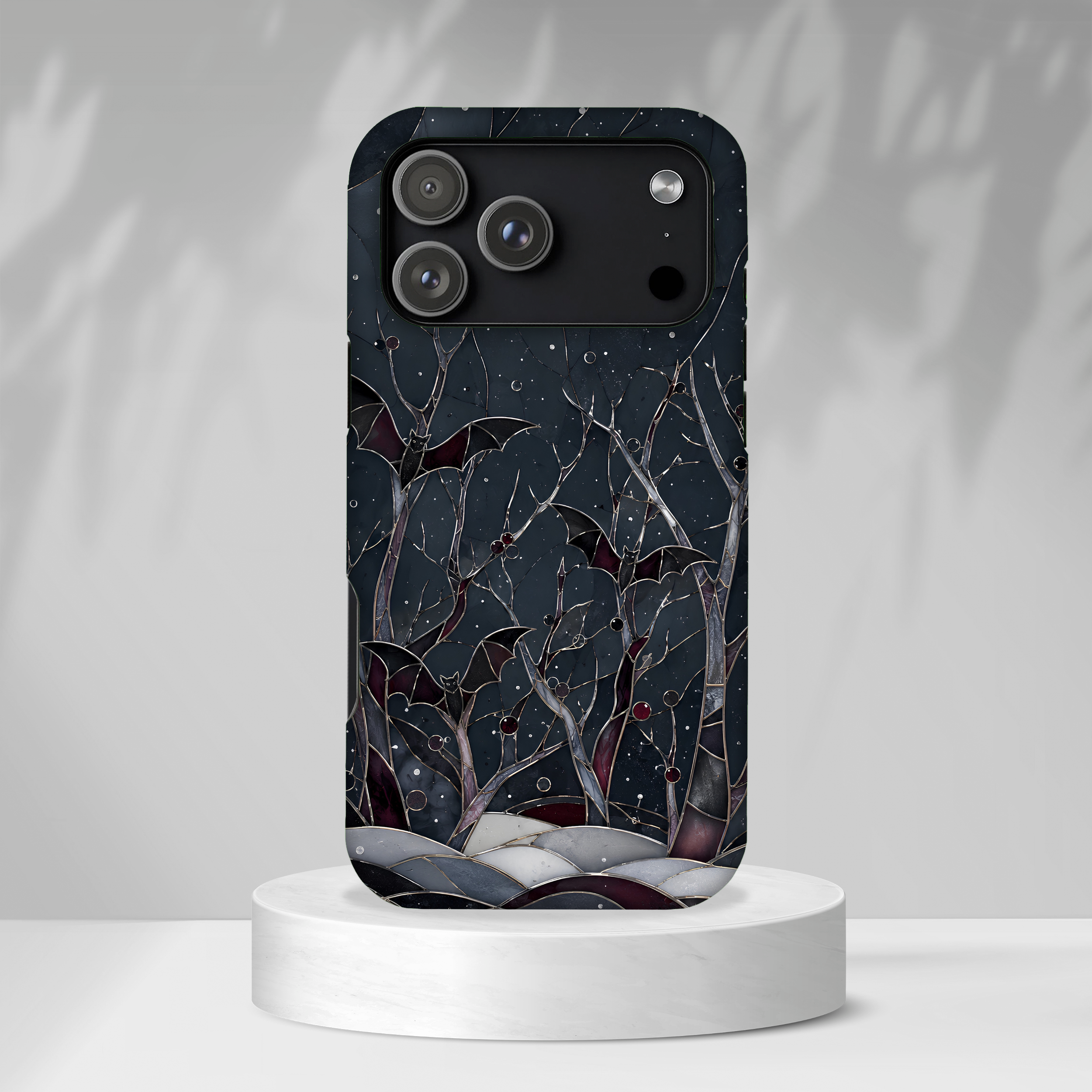 Gothic Bat iPhone Case | Moonlit Forest iPhone Case