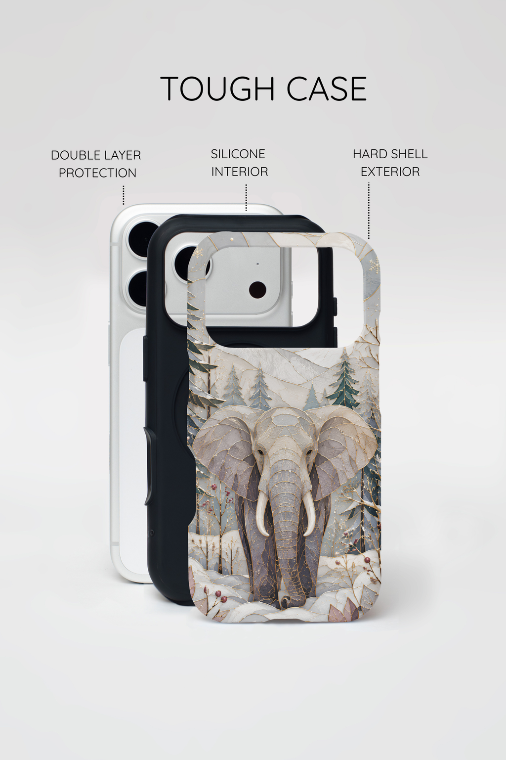 Elephant iPhone Case | Winter Forest iPhone Case