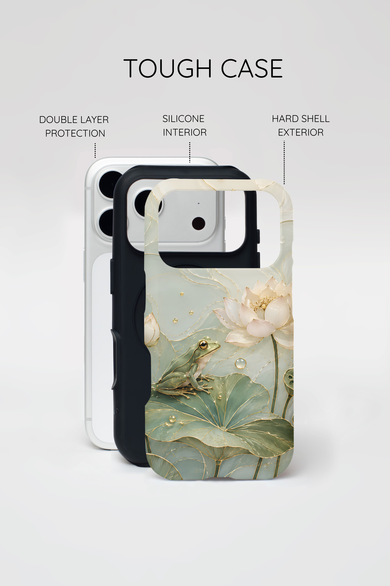 Lotus Frog iPhone Case | Water Lily iPhone Case