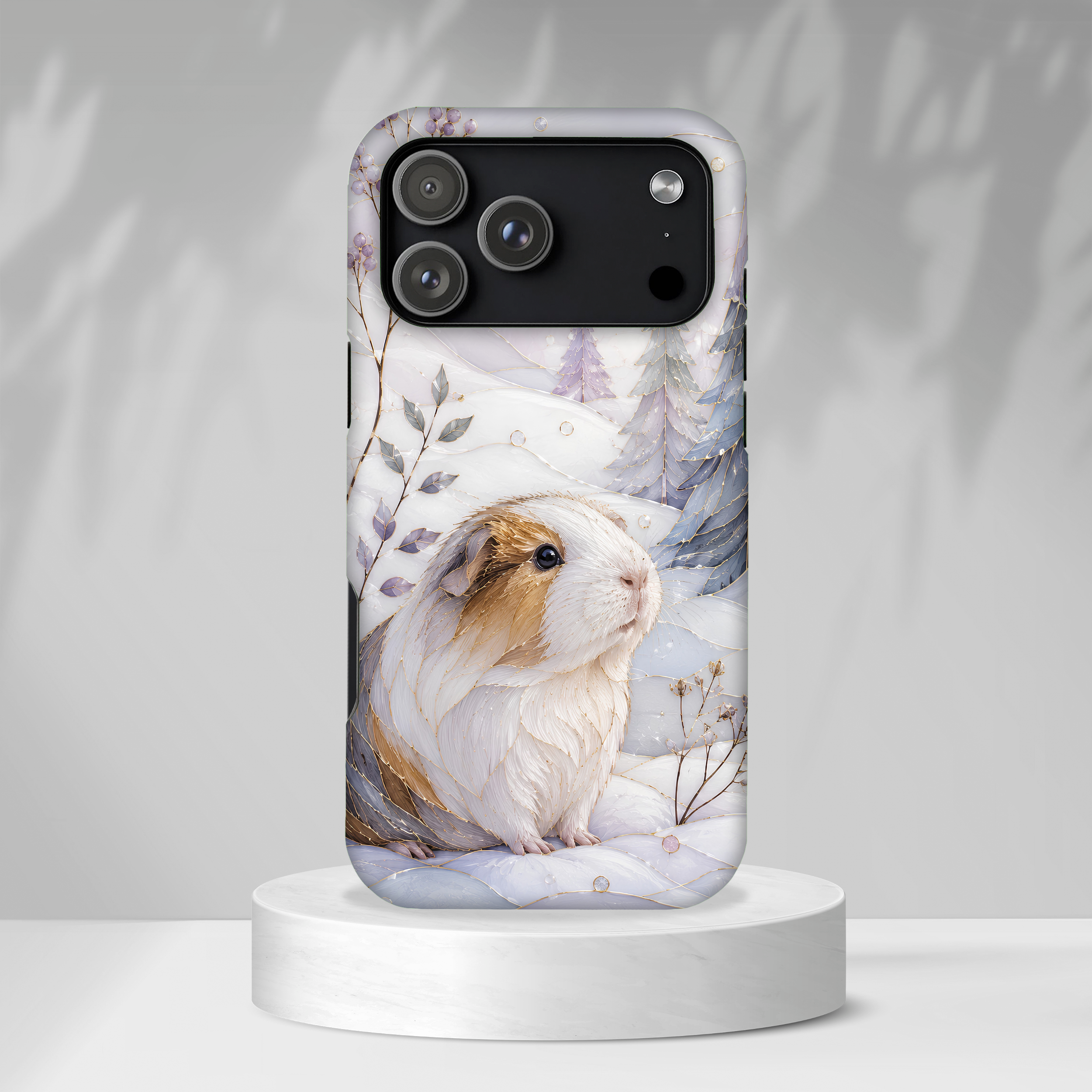 Guinea Pig iPhone Case | Winter Guinea Pig iPhone Case