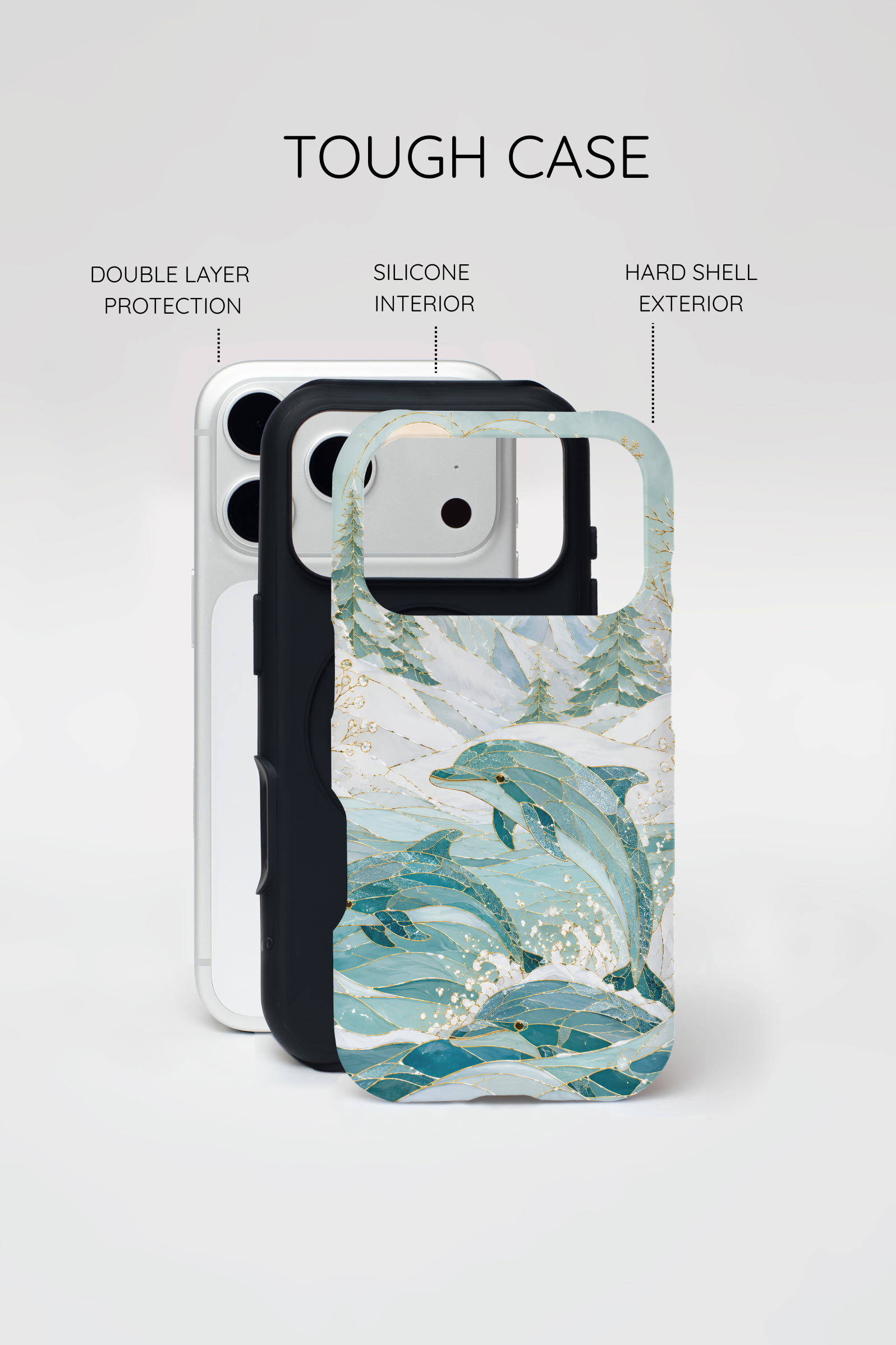 Dolphin iPhone Case | Ocean Wave iPhone Case
