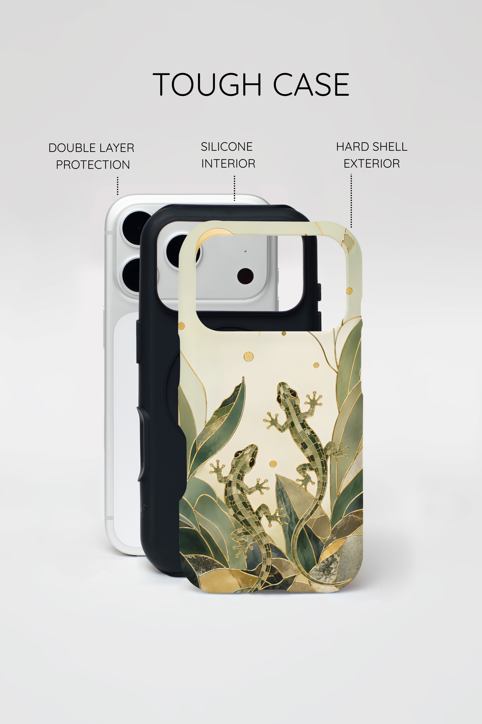 Lizard Botanical iPhone Case | Gecko iPhone Case