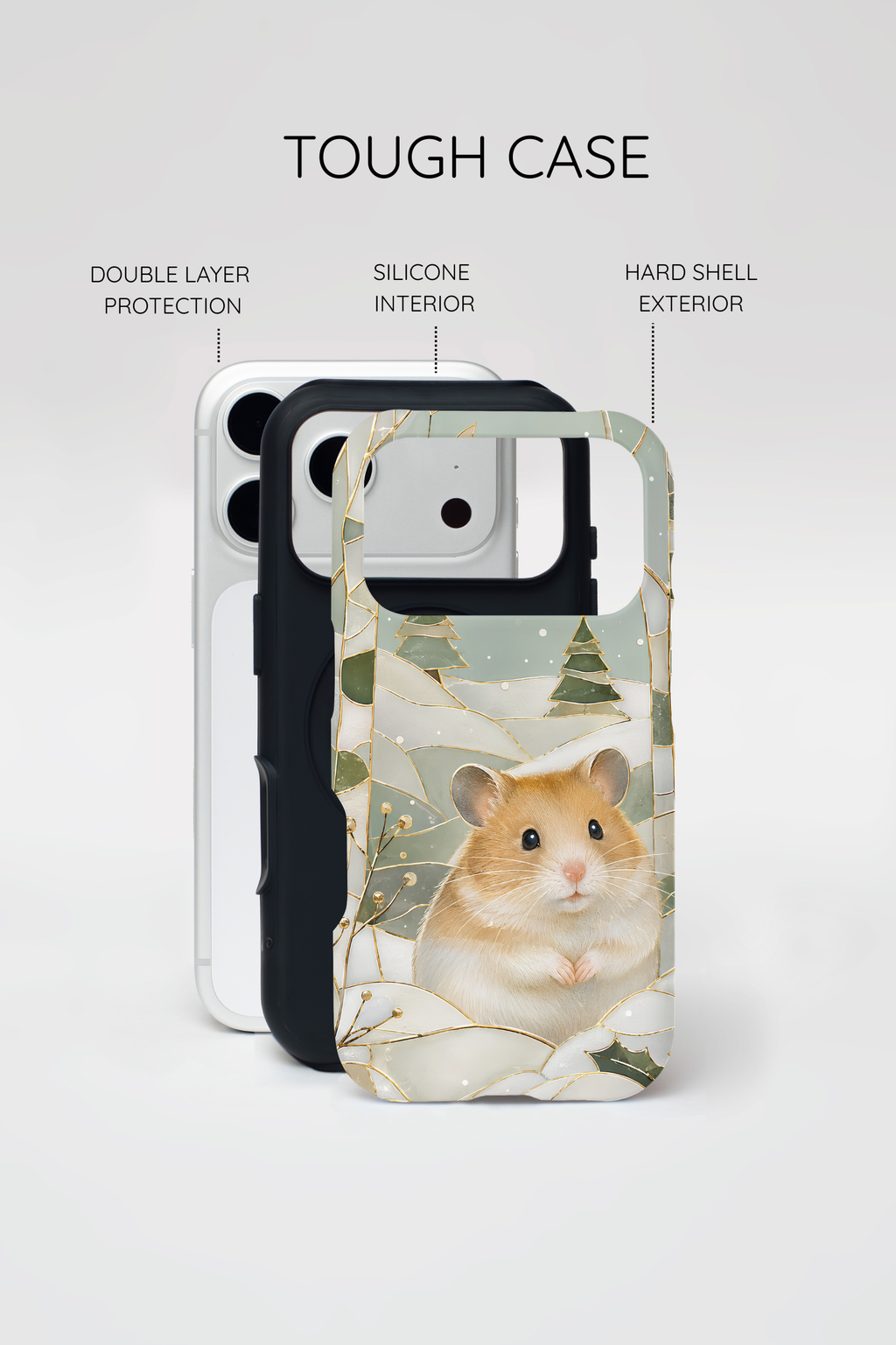 Hamster iPhone Case | Winter Hamster iPhone Case
