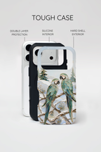Parrot iPhone Case | Winter Bird iPhone Case