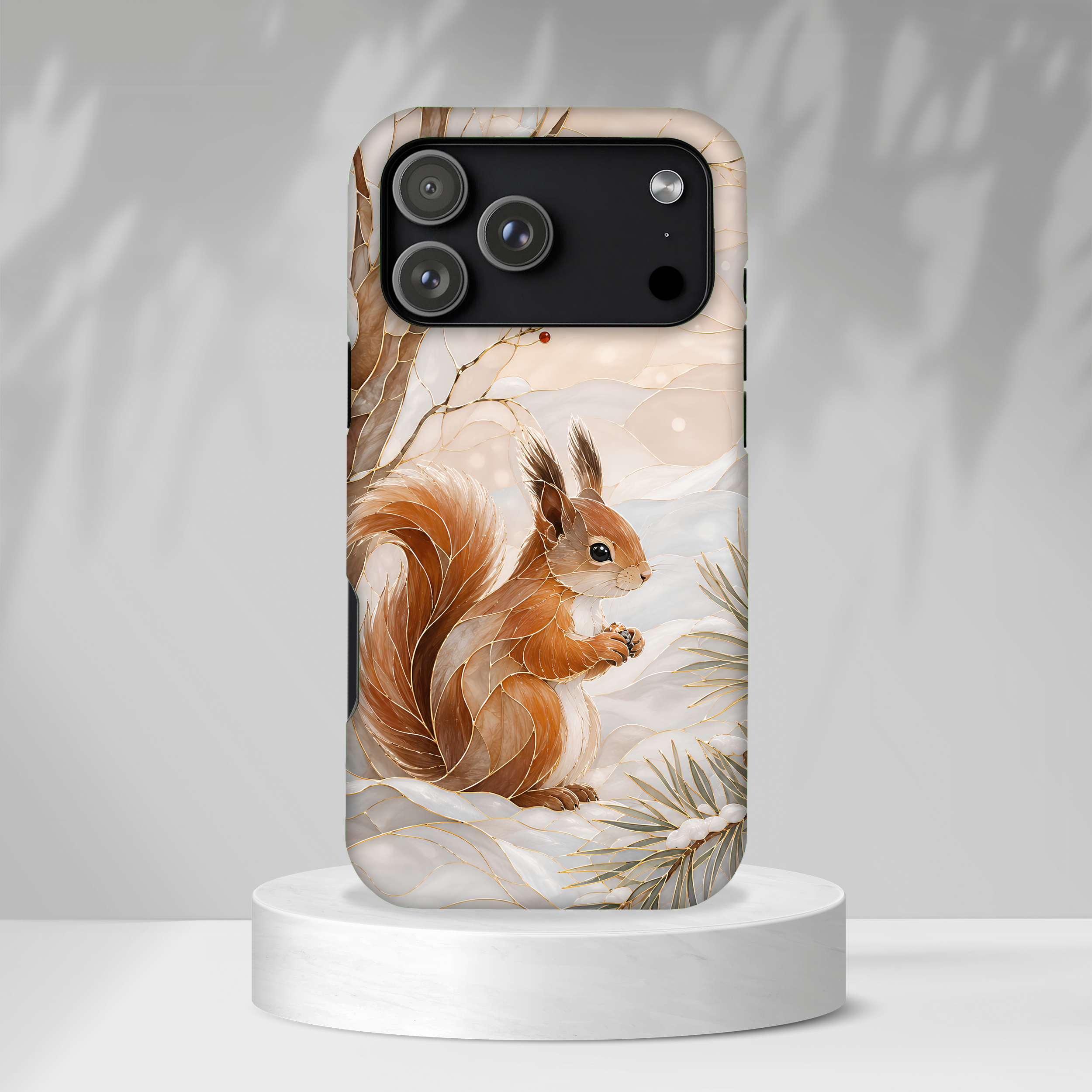 Squirrel iPhone Case | Winter Woodland iPhone Case
