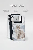 Lynx iPhone Case | Winter Mountain iPhone Case