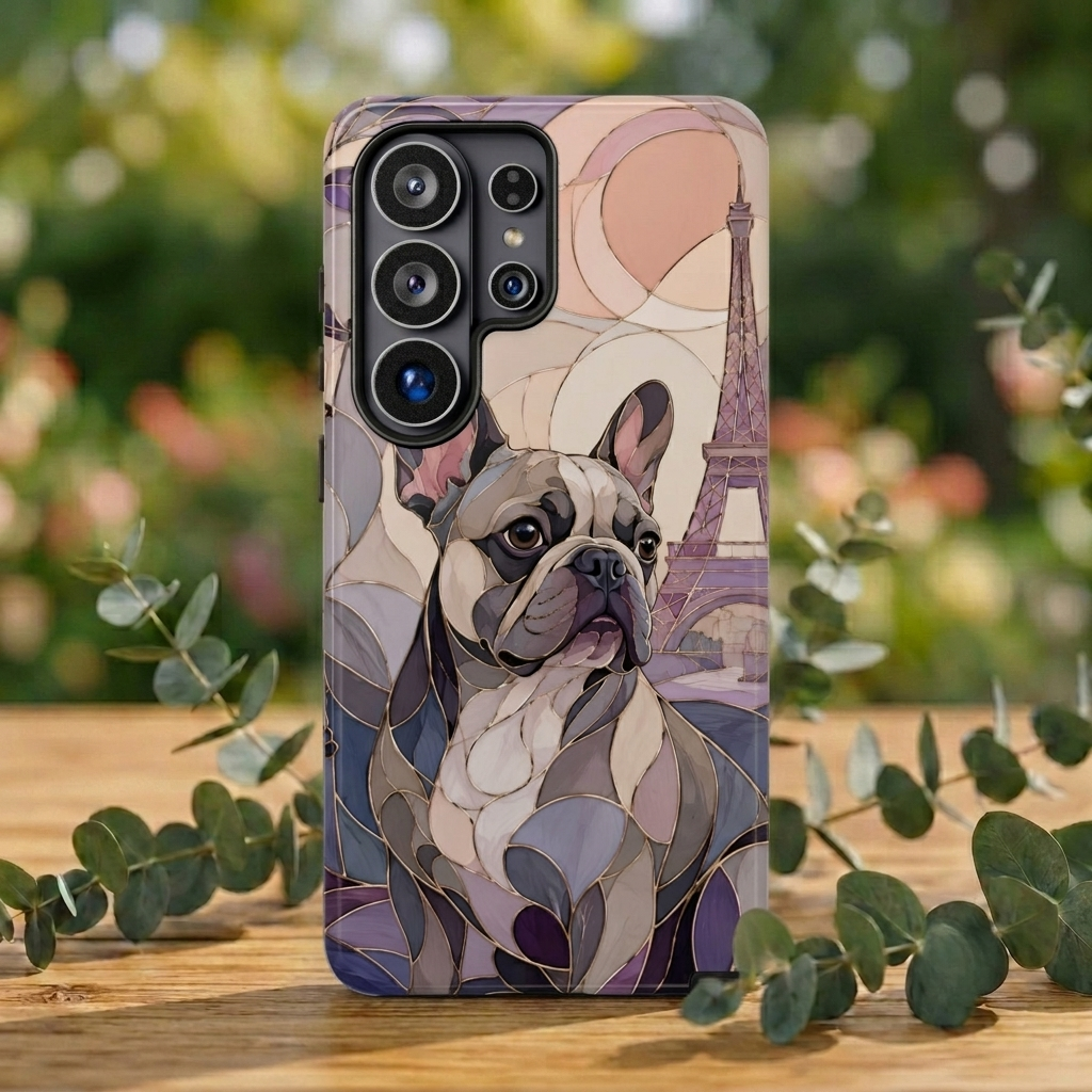 French Bulldog Samsung Galaxy Phone Case | Paris Dog Phone Case