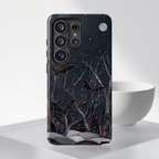 Gothic Bat Samsung Galaxy Phone Case | Moonlit Forest Phone Case