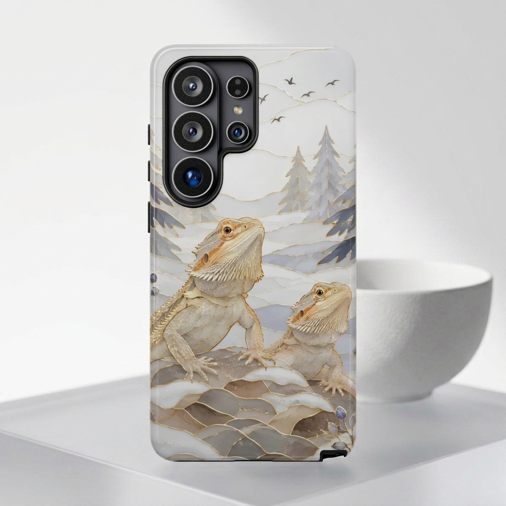 Bearded Dragon Samsung Galaxy Phone Case | Reptile Lover Phone Case