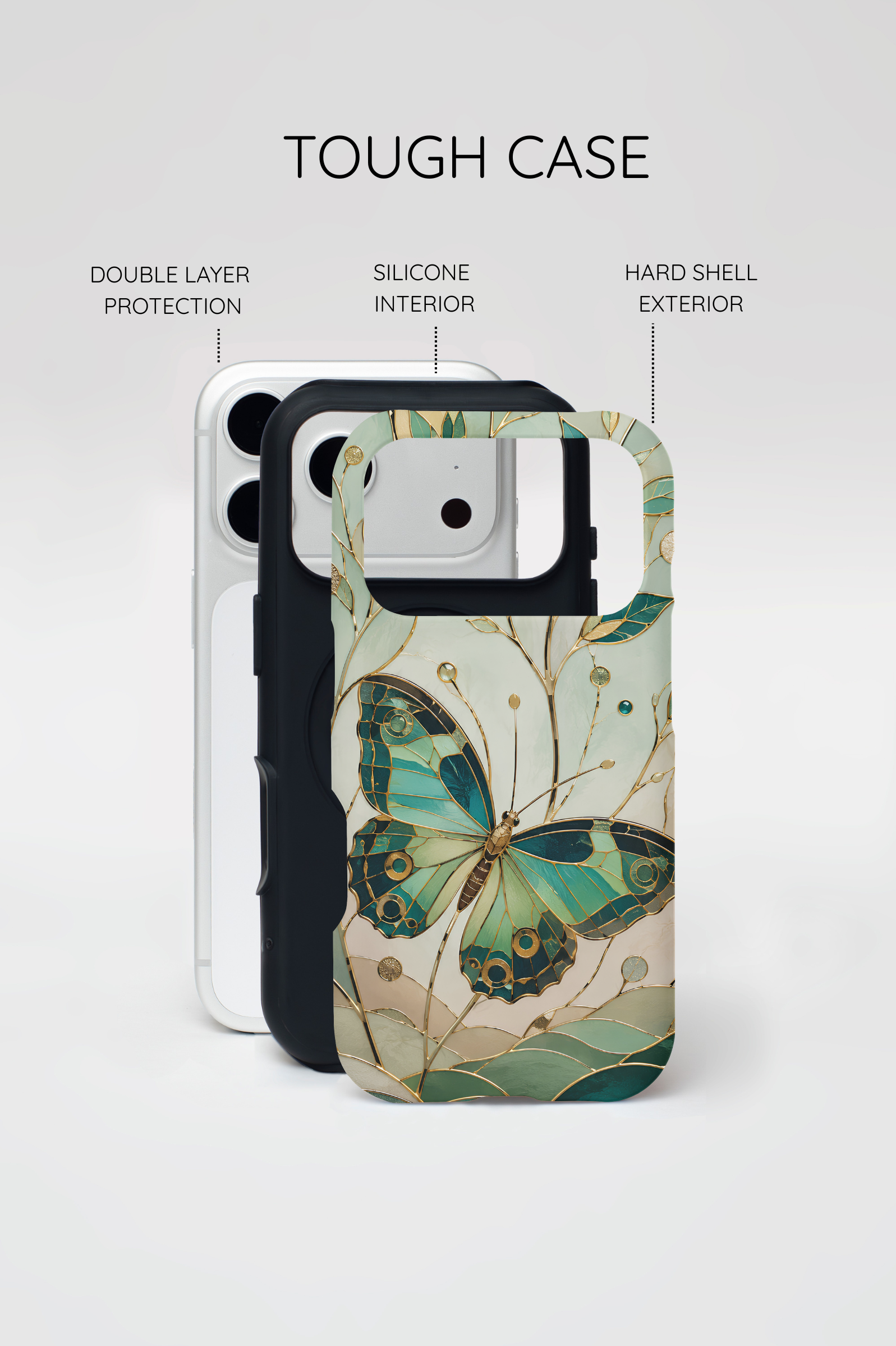 Butterfly iPhone Case | Stained Glass iPhone Case