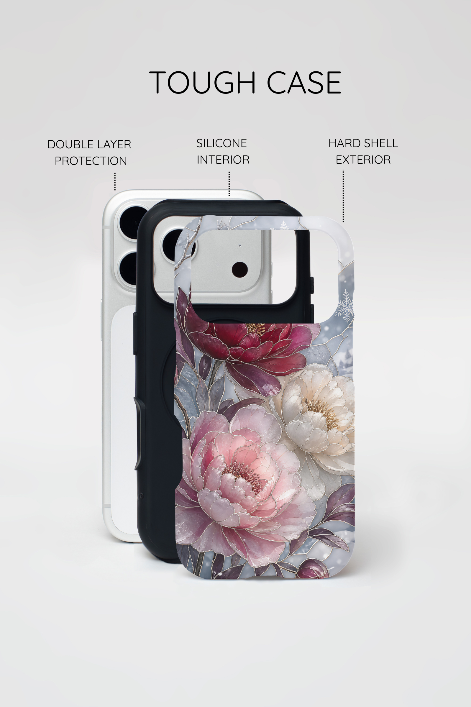 Vintage Floral iPhone Case | Peony Flower iPhone Case