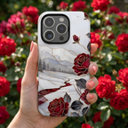 Winter Rose iPhone Case | Red Floral iPhone Case