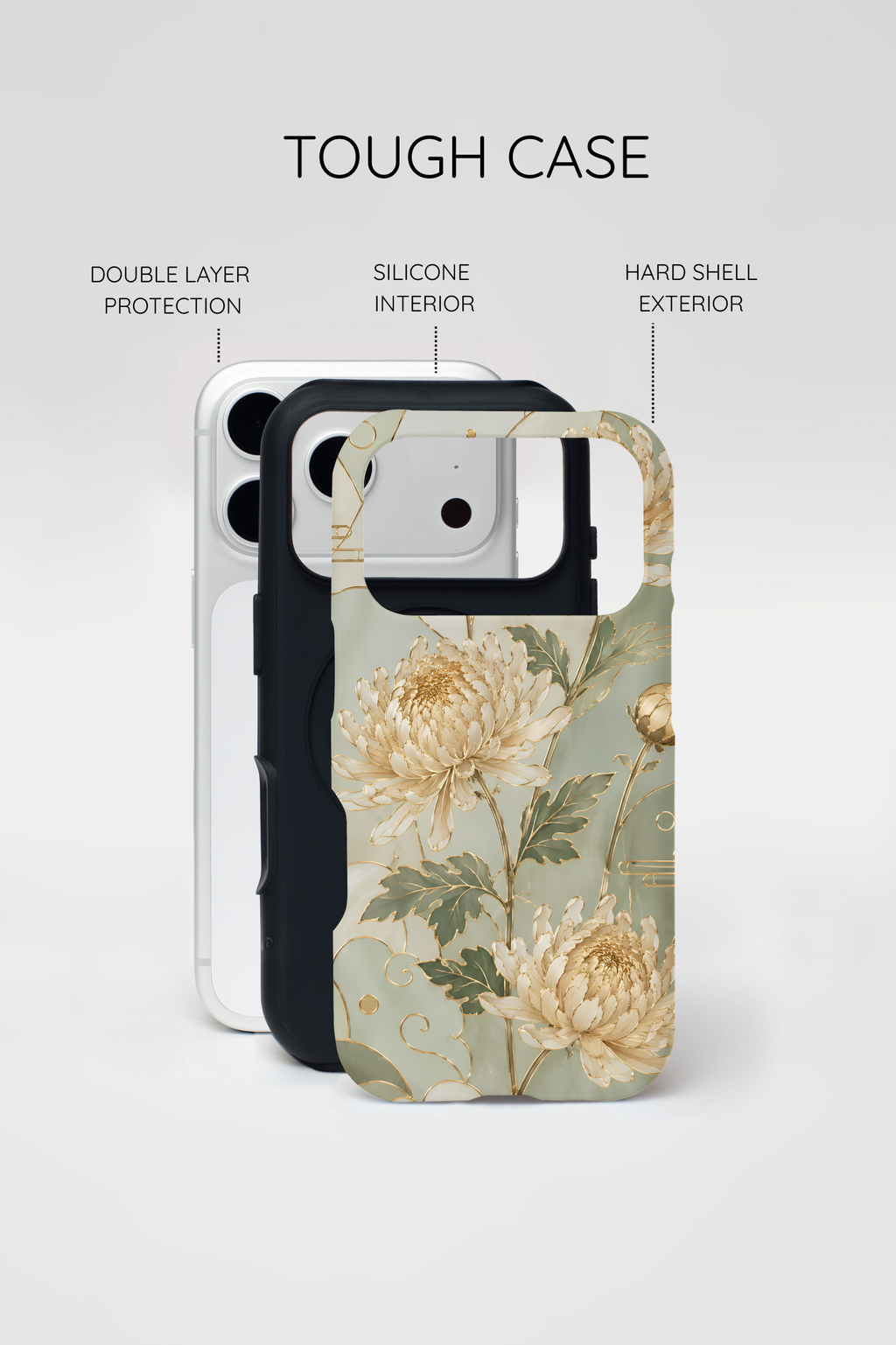 Chrysanthemum iPhone Case | Vintage Floral iPhone Case