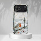 Robin iPhone Case | Winter Bird iPhone Case