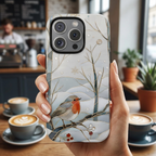 Robin iPhone Case | Winter Bird iPhone Case