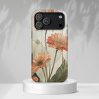 Gerbera Daisy iPhone Case | Stained Glass Floral iPhone Case