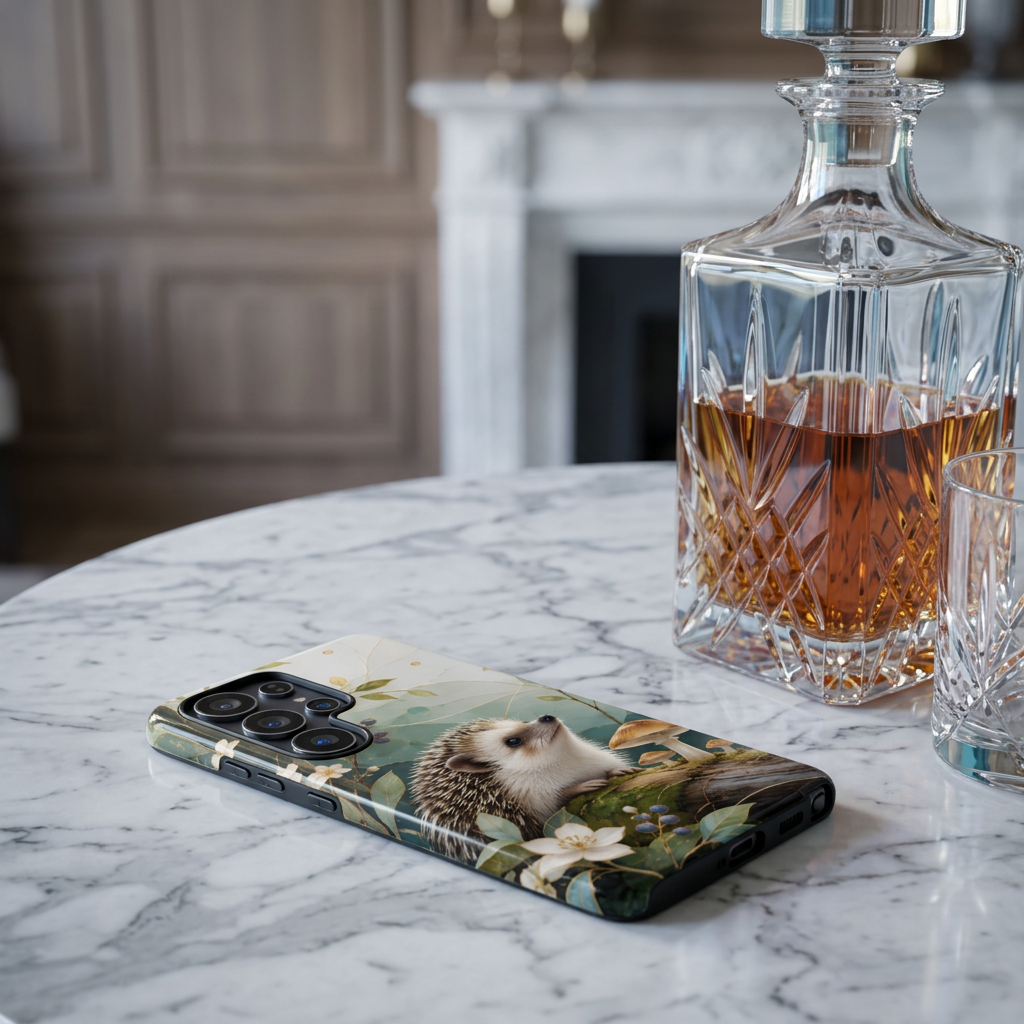 Hedgehog Samsung Galaxy Phone Case | Woodland Phone Case