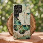 Butterfly Samsung Galaxy Phone Case | Stained Glass Phone Case
