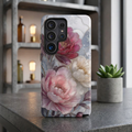 Vintage Floral Samsung Galaxy Phone Case | Peony Flower Phone Case
