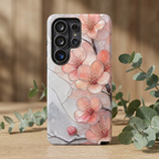 Cherry Blossom Samsung Galaxy Phone Case | Pink Floral Phone Case