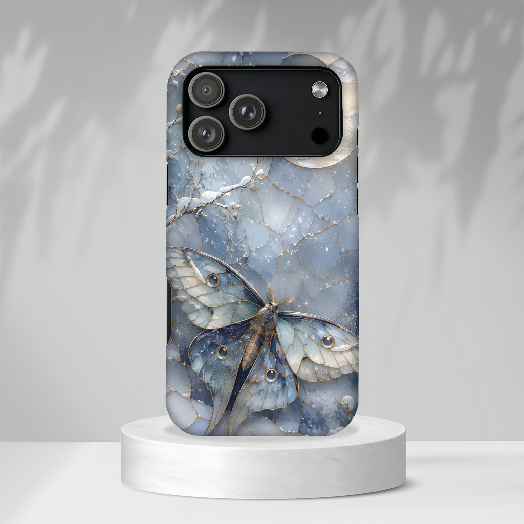 Luna Moth iPhone Case | Celestial Butterfly iPhone Case