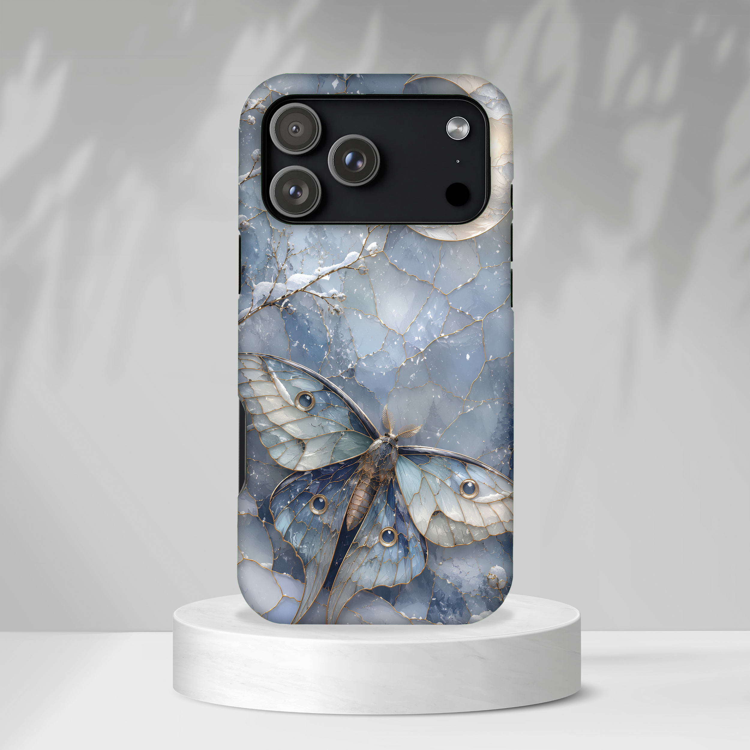 Luna Moth iPhone Case | Celestial Butterfly iPhone Case