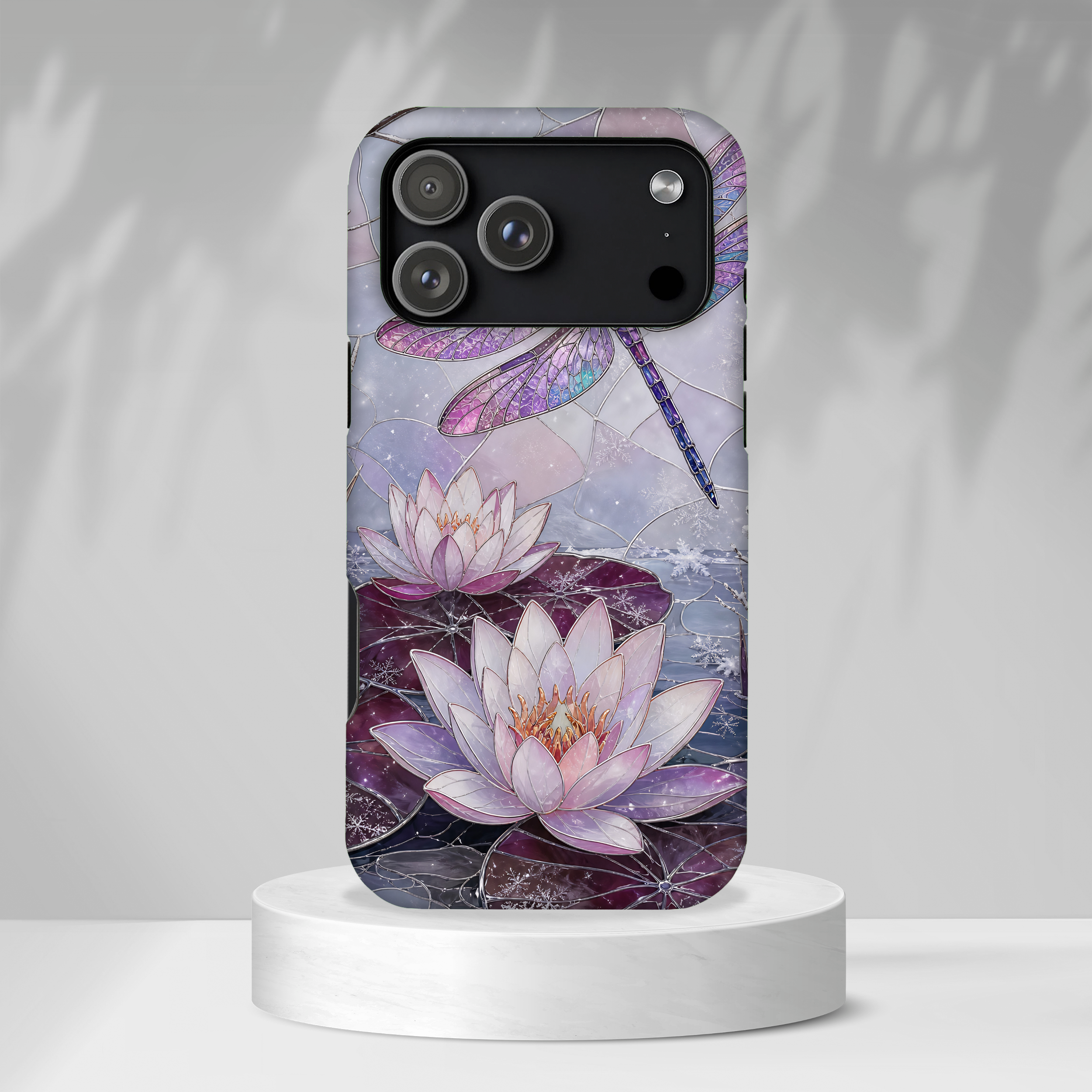 Dragonfly iPhone Case | Lotus Flower iPhone Case