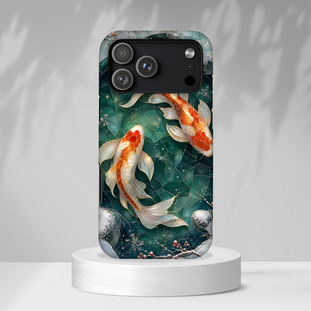 Koi Fish iPhone Case | Japanese Pond iPhone Case