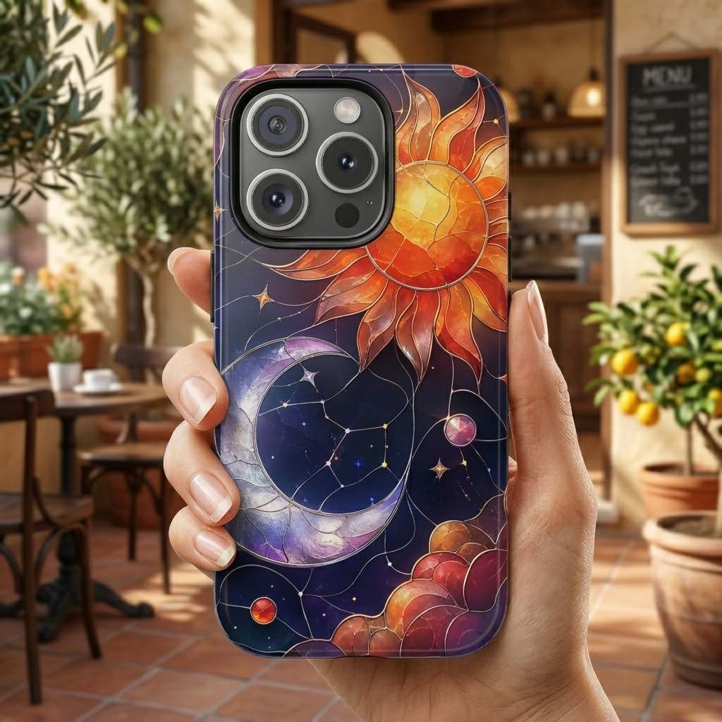 Celestial Sun Moon iPhone Case | Astrology iPhone Case