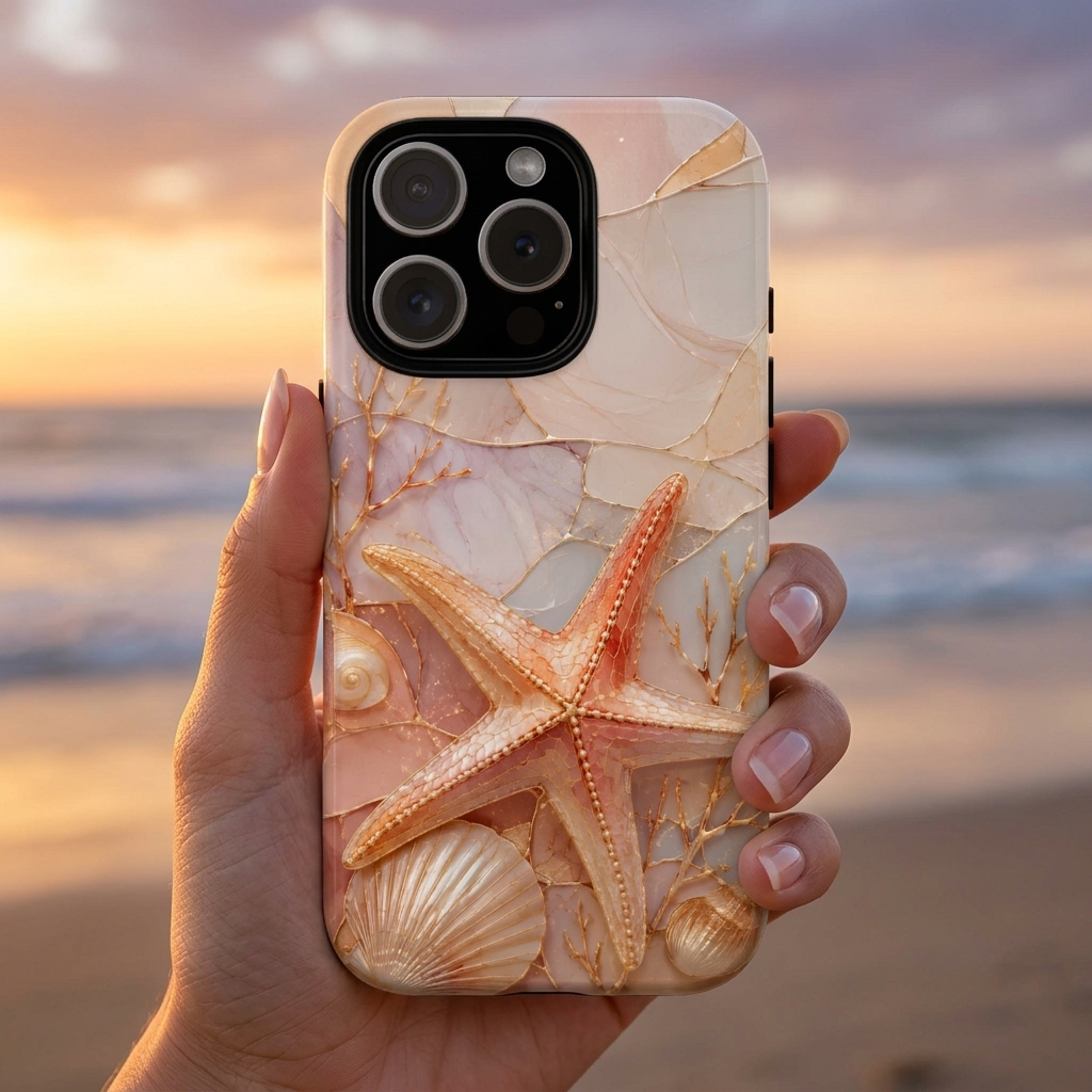 Starfish iPhone Case | Coastal Beach iPhone Case