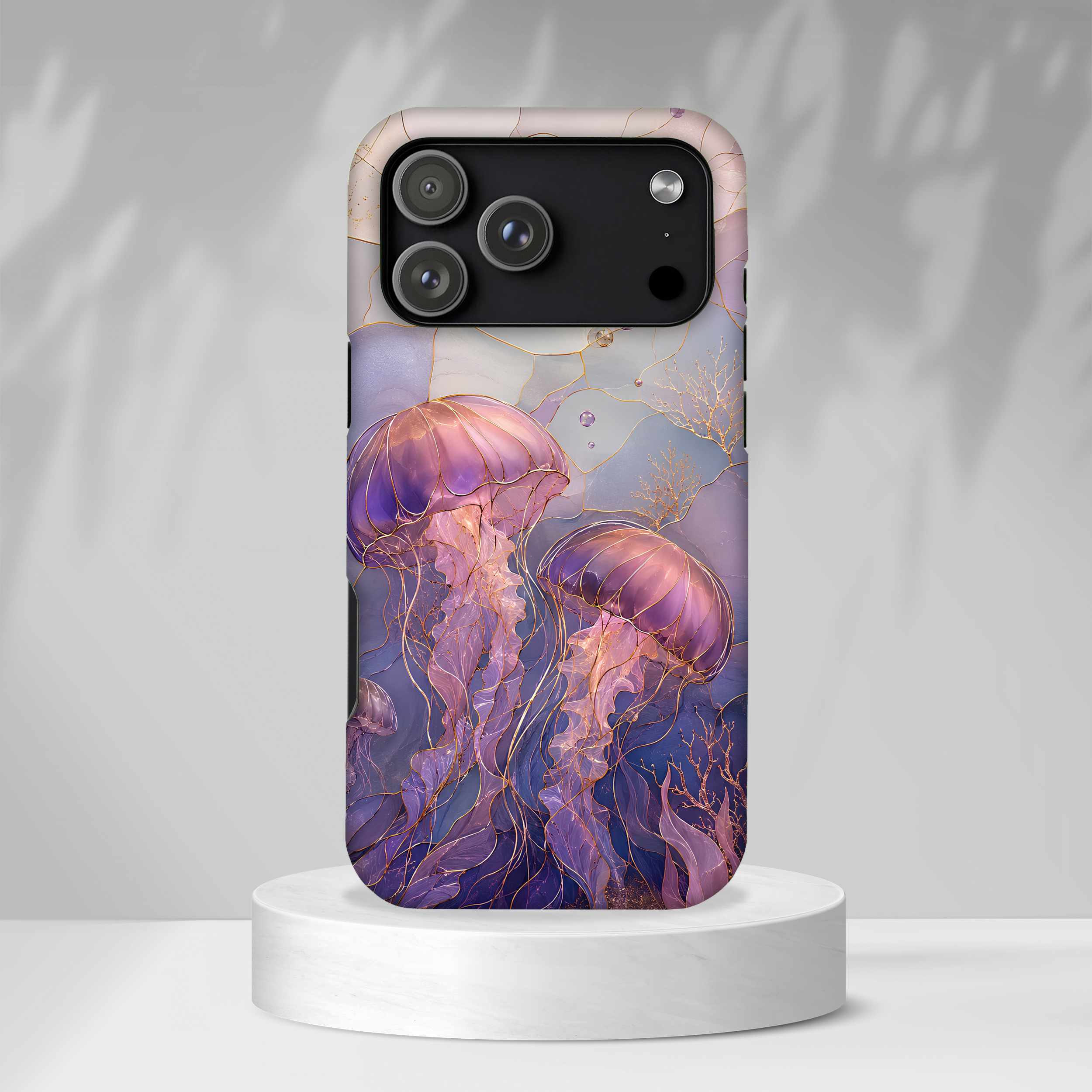 Jellyfish iPhone Case | Stained Glass Ocean iPhone Case