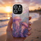 Jellyfish iPhone Case | Stained Glass Ocean iPhone Case