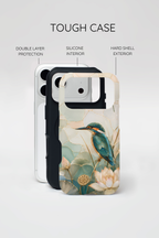 Kingfisher iPhone Case | Lotus Flower iPhone Case