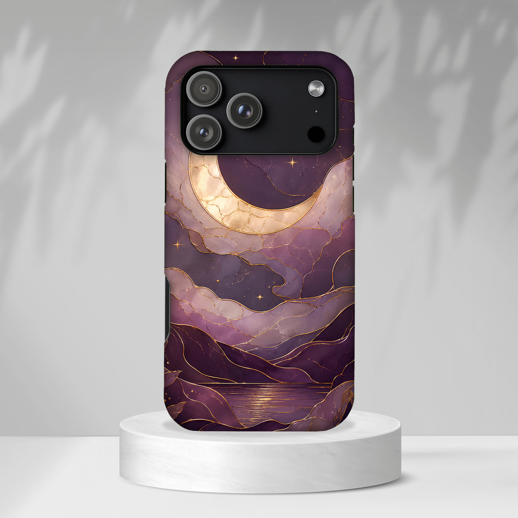 Moon iPhone Case | Celestial Night Sky iPhone Case