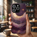 Moon iPhone Case | Celestial Night Sky iPhone Case