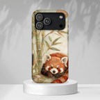 Red Panda iPhone Case | Bamboo Forest Phone Case