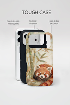 Red Panda iPhone Case | Bamboo Forest Phone Case