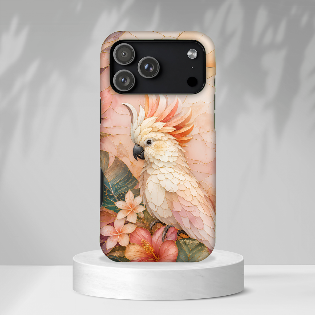 Cockatoo iPhone Case | Tropical Bird iPhone Case