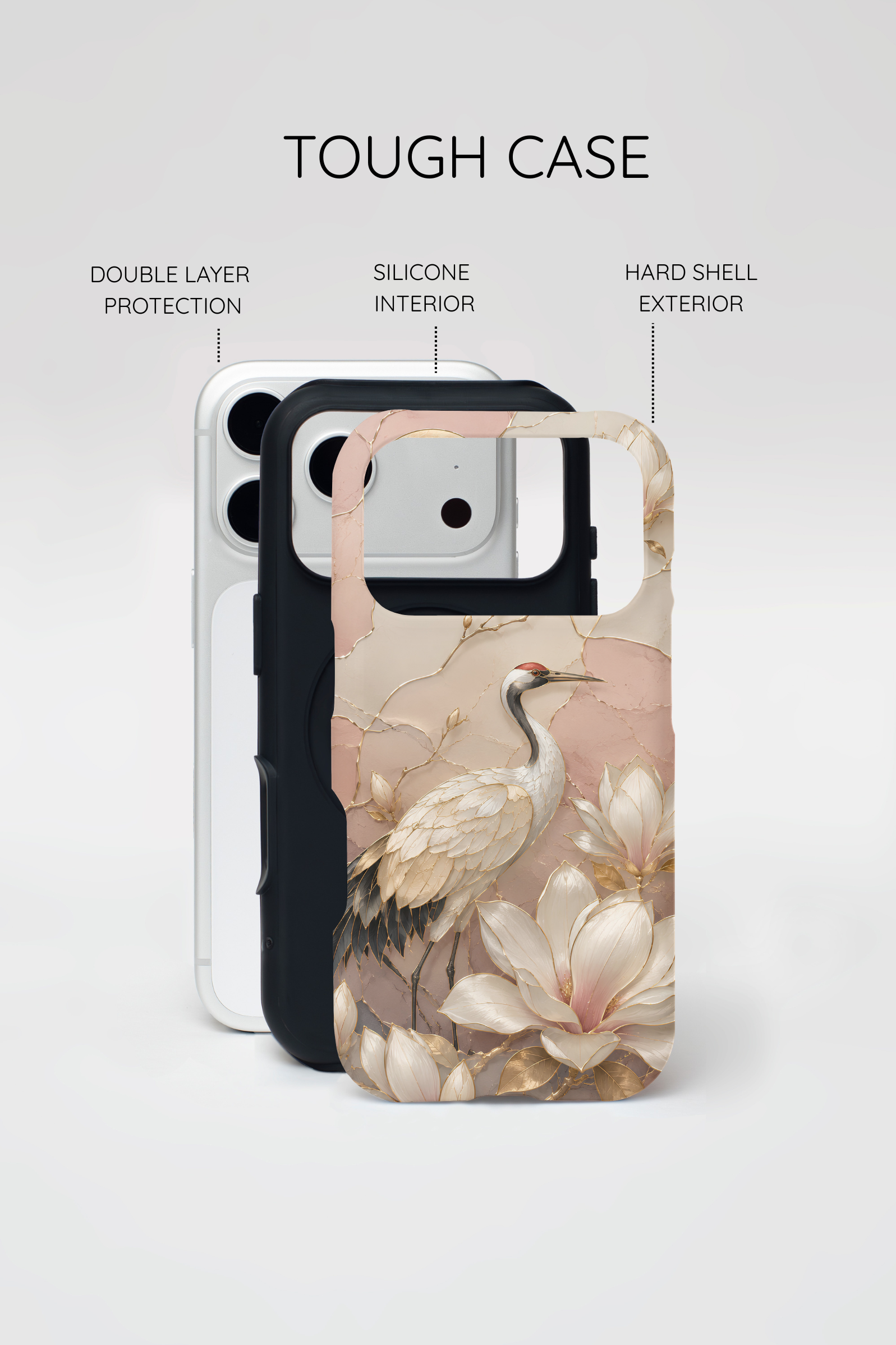 Crane iPhone Case | Floral iPhone Case