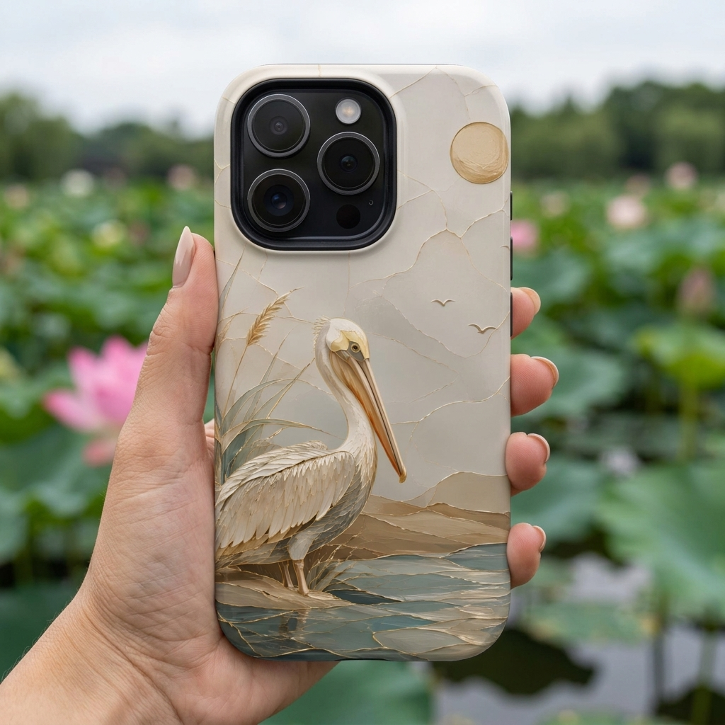 Pelican iPhone Case | Coastal Bird iPhone Case